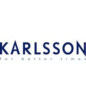 Klok Karlsson Cased Index White 44cm